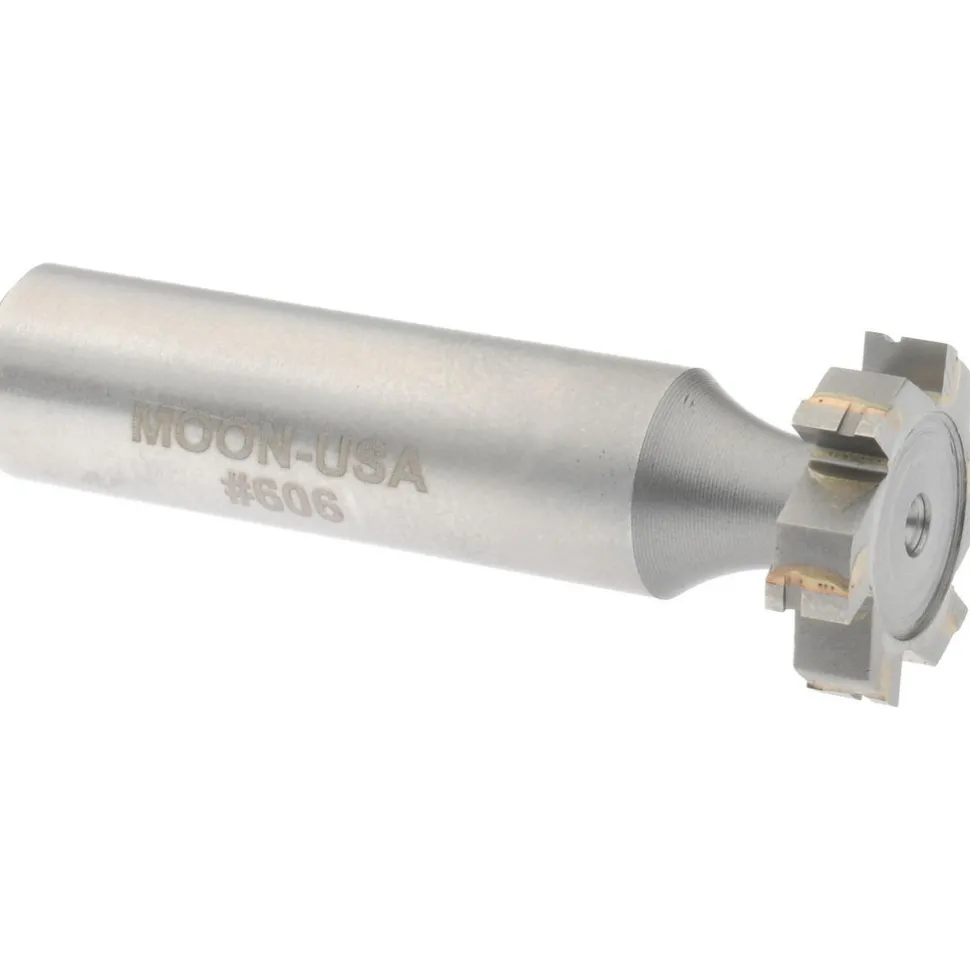 Woodruff Keyseat Cutter: 3/4" Cut Dia, 3/16" Cut Width, 1/2" Shank Dia, Straight Tooth