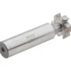Woodruff Keyseat Cutter: 3/4" Cut Dia, 3/16" Cut Width, 1/2" Shank Dia, Staggered Tooth