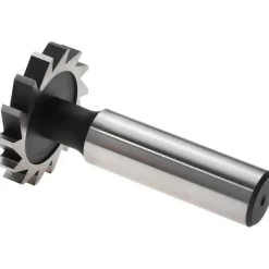 Woodruff Keyseat Cutter: 1-1/4" Cut Dia, 3/16" Cut Width, 1/2" Shank Dia, Straight Tooth