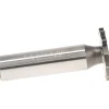 Woodruff Keyseat Cutter: 1" Cut Dia, 3/32" Cut Width, 1/2" Shank Dia, Straight Tooth