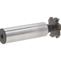 Woodruff Keyseat Cutter: 3/4" Cut Dia, 1/8" Cut Width, 1/2" Shank Dia, Staggered Tooth