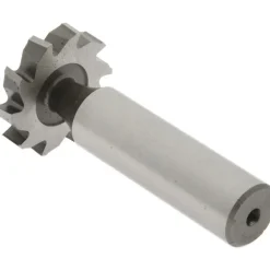 Woodruff Keyseat Cutter: 1" Cut Dia, 3/16" Cut Width, 1/2" Shank Dia, Staggered Tooth