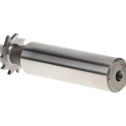 Woodruff Keyseat Cutter: 5/8" Cut Dia, 1/16" Cut Width, 1/2" Shank Dia, Straight Tooth