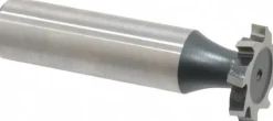 Woodruff Keyseat Cutter: 3/4" Cut Dia, 1/8" Cut Width, 1/2" Shank Dia, Staggered Tooth