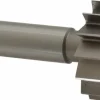 Woodruff Keyseat Cutter: 1-3/8" Cut Dia, 3/8" Cut Width, 1/2" Shank Dia, Straight Tooth
