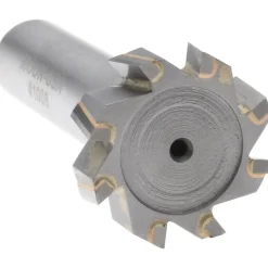 Woodruff Keyseat Cutter: 1" Cut Dia, 5/16" Cut Width, 1/2" Shank Dia, Staggered Tooth