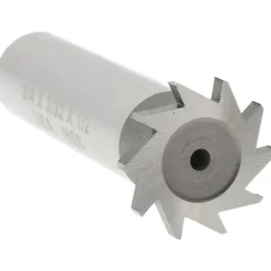 Woodruff Keyseat Cutter: 3/4" Cut Dia, 3/32" Cut Width, 1/2" Shank Dia, Straight Tooth