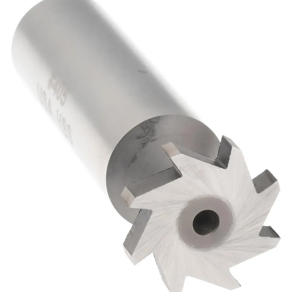 Woodruff Keyseat Cutter: 5/8" Cut Dia, 1/8" Cut Width, 1/2" Shank Dia, Straight Tooth