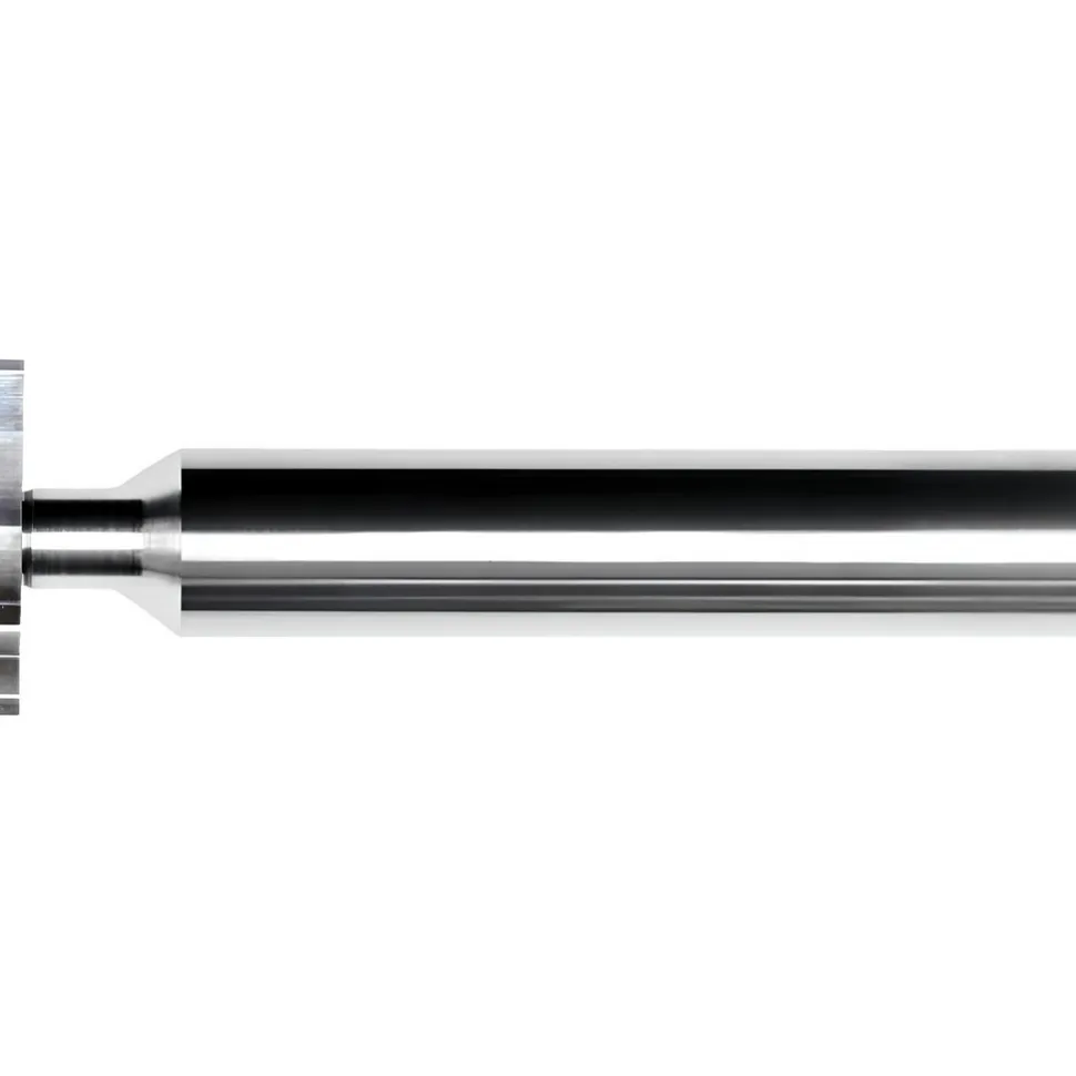 Woodruff Keyseat Cutter: 1-1/2" Cut Dia, 3/32" Cut Width, 1/2" Shank Dia, Straight Tooth