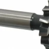 Woodruff Keyseat Cutter: 1-3/8" Cut Dia, 1/4" Cut Width, 1/2" Shank Dia, Staggered Tooth