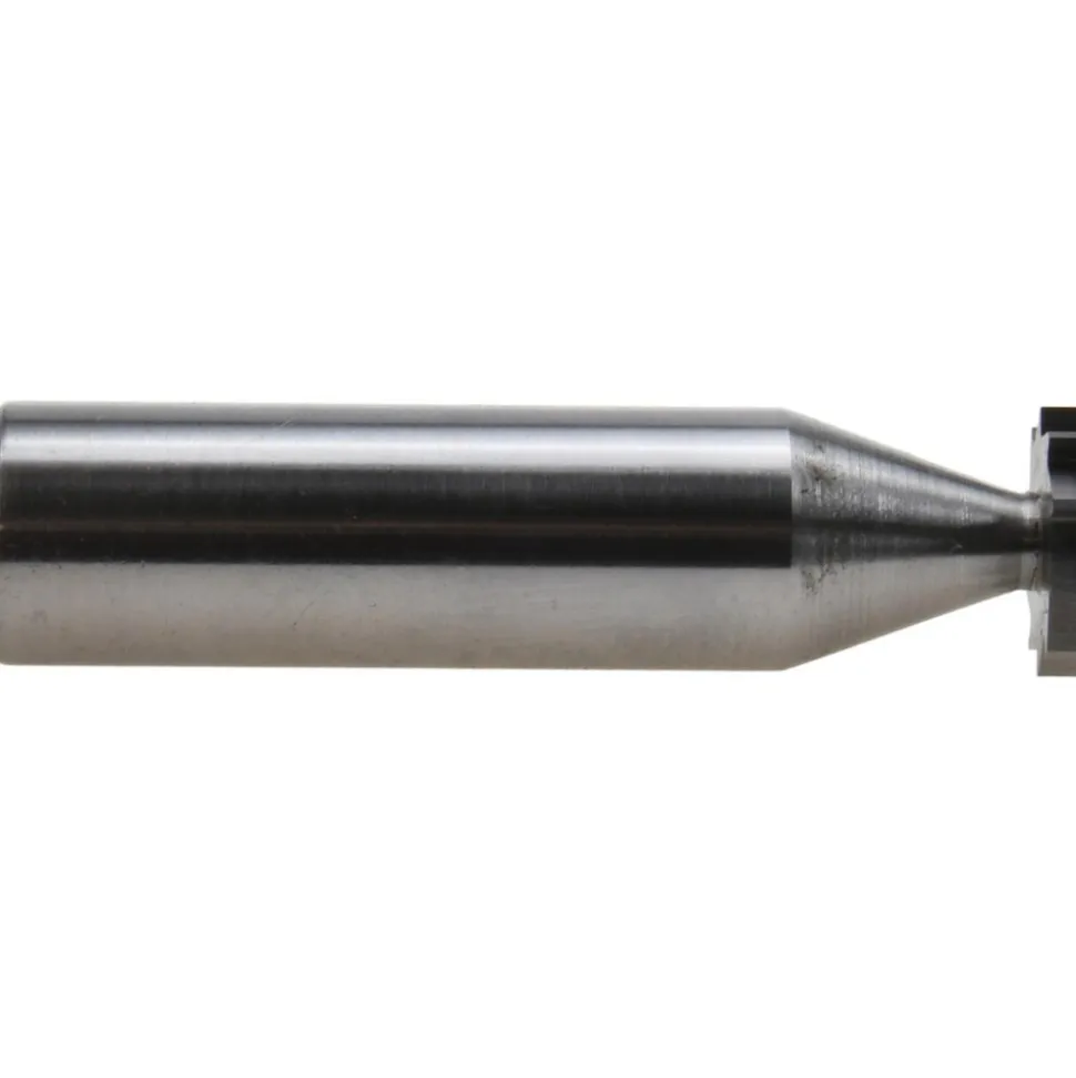 Woodruff Keyseat Cutter: 1/2" Cut Dia, 3/32" Cut Width, 1/2" Shank Dia, Straight Tooth