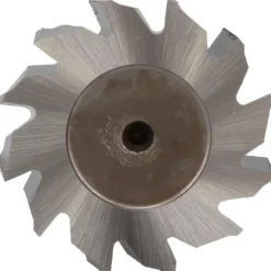 Woodruff Keyseat Cutter: 1-3/8" Cut Dia, 3/8" Cut Width, 1/2" Shank Dia, Staggered Tooth