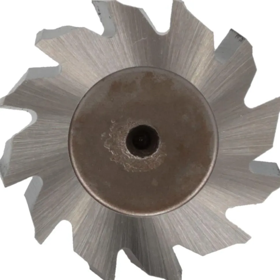 Woodruff Keyseat Cutter: 1-3/8" Cut Dia, 3/8" Cut Width, 1/2" Shank Dia, Staggered Tooth