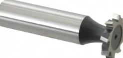 Woodruff Keyseat Cutter: 3/4" Cut Dia, 1/8" Cut Width, 1/2" Shank Dia, Staggered Tooth