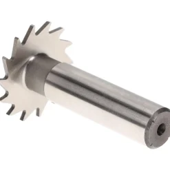 Woodruff Keyseat Cutter: 1-1/4" Cut Dia, 1/16" Cut Width, 1/2" Shank Dia, Straight Tooth