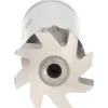 Woodruff Keyseat Cutter: 5/8" Cut Dia, 3/16" Cut Width, 1/2" Shank Dia, Staggered Tooth