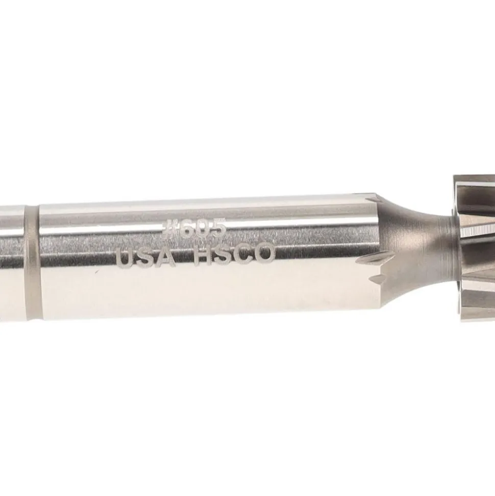 Woodruff Keyseat Cutter: 5/8" Cut Dia, 3/16" Cut Width, 1/2" Shank Dia, Staggered Tooth