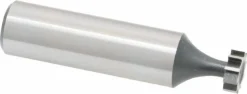 Woodruff Keyseat Cutter: 3/8" Cut Dia, 1/8" Cut Width, 1/2" Shank Dia, Straight Tooth