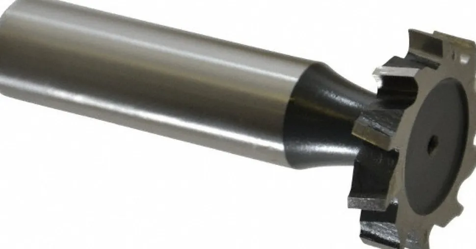 Woodruff Keyseat Cutter: 1" Cut Dia, 3/16" Cut Width, 1/2" Shank Dia, Staggered Tooth