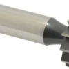 Woodruff Keyseat Cutter: 1" Cut Dia, 5/16" Cut Width, 1/2" Shank Dia, Straight Tooth