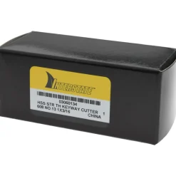 Woodruff Keyseat Cutter: 1" Cut Dia, 3/16" Cut Width, 1/2" Shank Dia, Straight Tooth