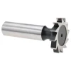 Woodruff Keyseat Cutter: 1-1/8" Cut Dia, 3/16" Cut Width, 1/2" Shank Dia, Straight Tooth