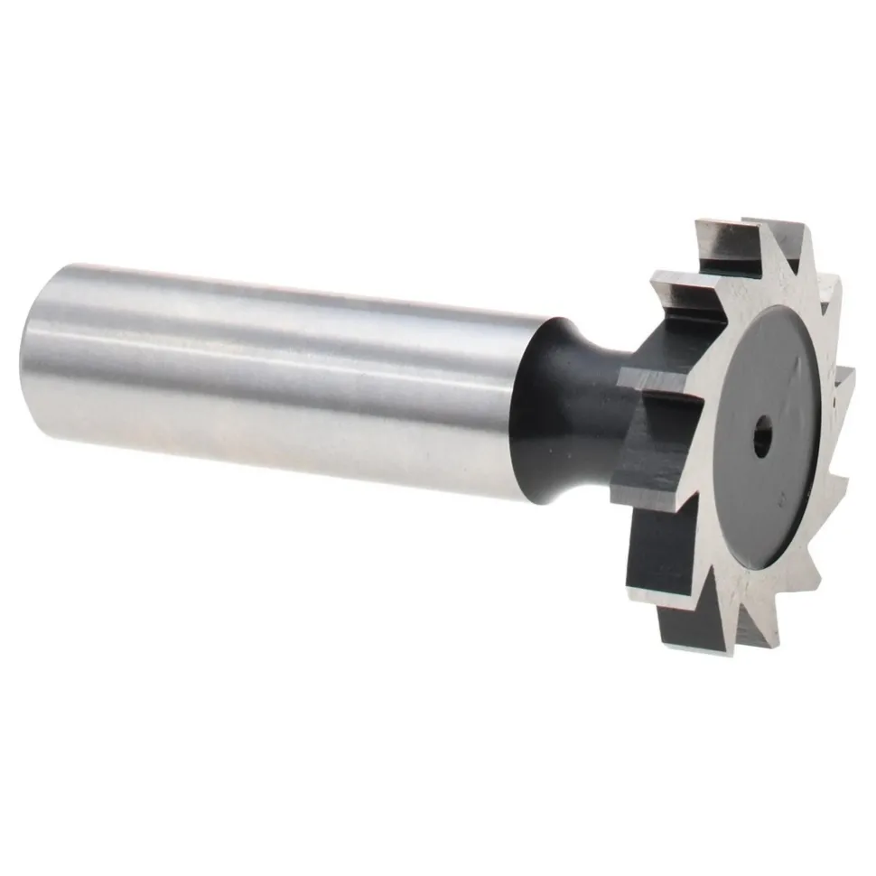 Woodruff Keyseat Cutter: 1-1/8" Cut Dia, 3/16" Cut Width, 1/2" Shank Dia, Straight Tooth