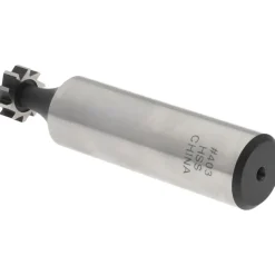 Woodruff Keyseat Cutter: 3/8" Cut Dia, 1/8" Cut Width, 1/2" Shank Dia, Straight Tooth