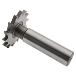 Woodruff Keyseat Cutter: 1-3/8" Cut Dia, 1/8" Cut Width, 1/2" Shank Dia, Straight Tooth
