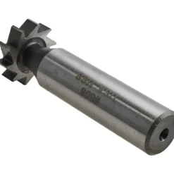 Woodruff Keyseat Cutter: 3/4" Cut Dia, 3/16" Cut Width, 1/2" Shank Dia, Straight Tooth