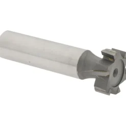 Woodruff Keyseat Cutter: 3/4" Cut Dia, 1/4" Cut Width, 1/2" Shank Dia, Staggered Tooth