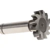 Woodruff Keyseat Cutter: 1-1/4" Cut Dia, 1/4" Cut Width, 1/2" Shank Dia, Staggered Tooth