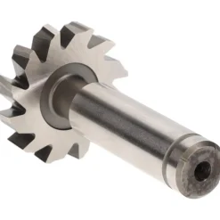 Woodruff Keyseat Cutter: 1-1/4" Cut Dia, 1/4" Cut Width, 1/2" Shank Dia, Staggered Tooth
