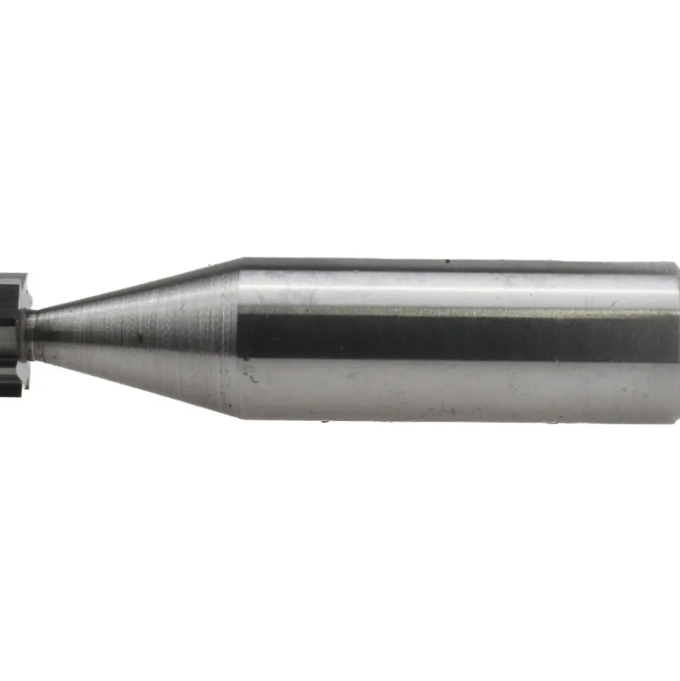 Woodruff Keyseat Cutter: 3/8" Cut Dia, 3/32" Cut Width, 1/2" Shank Dia, Straight Tooth