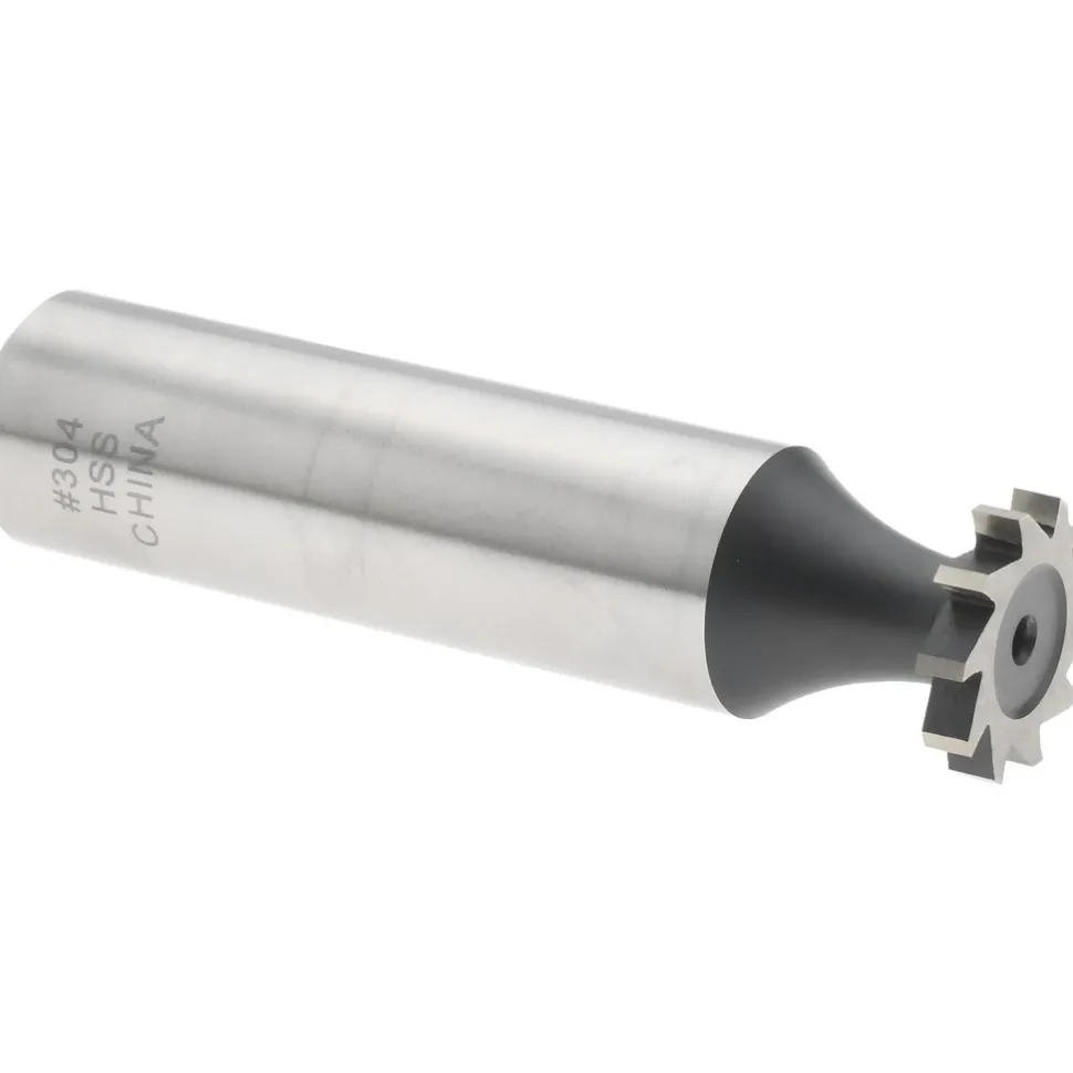 Woodruff Keyseat Cutter: 1/2" Cut Dia, 3/32" Cut Width, 1/2" Shank Dia, Straight Tooth