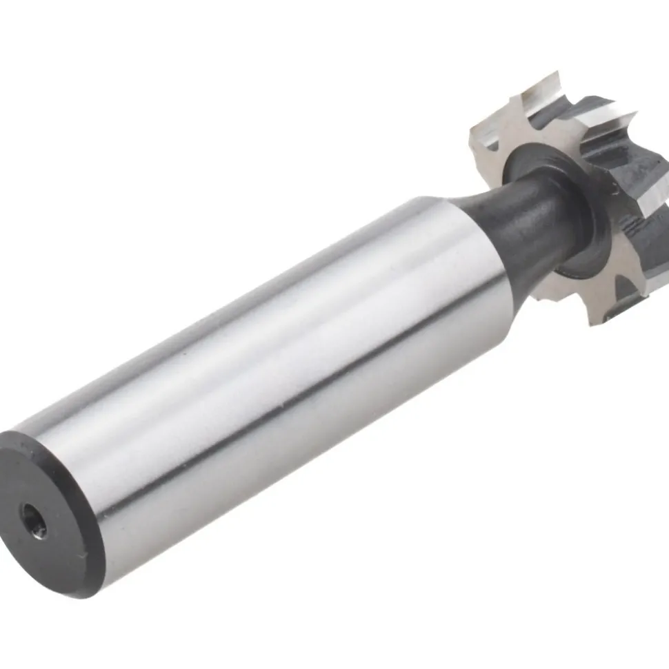 Woodruff Keyseat Cutter: 3/4" Cut Dia, 3/16" Cut Width, 1/2" Shank Dia, Staggered Tooth