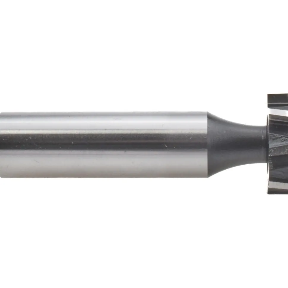 Woodruff Keyseat Cutter: 3/4" Cut Dia, 3/16" Cut Width, 1/2" Shank Dia, Staggered Tooth