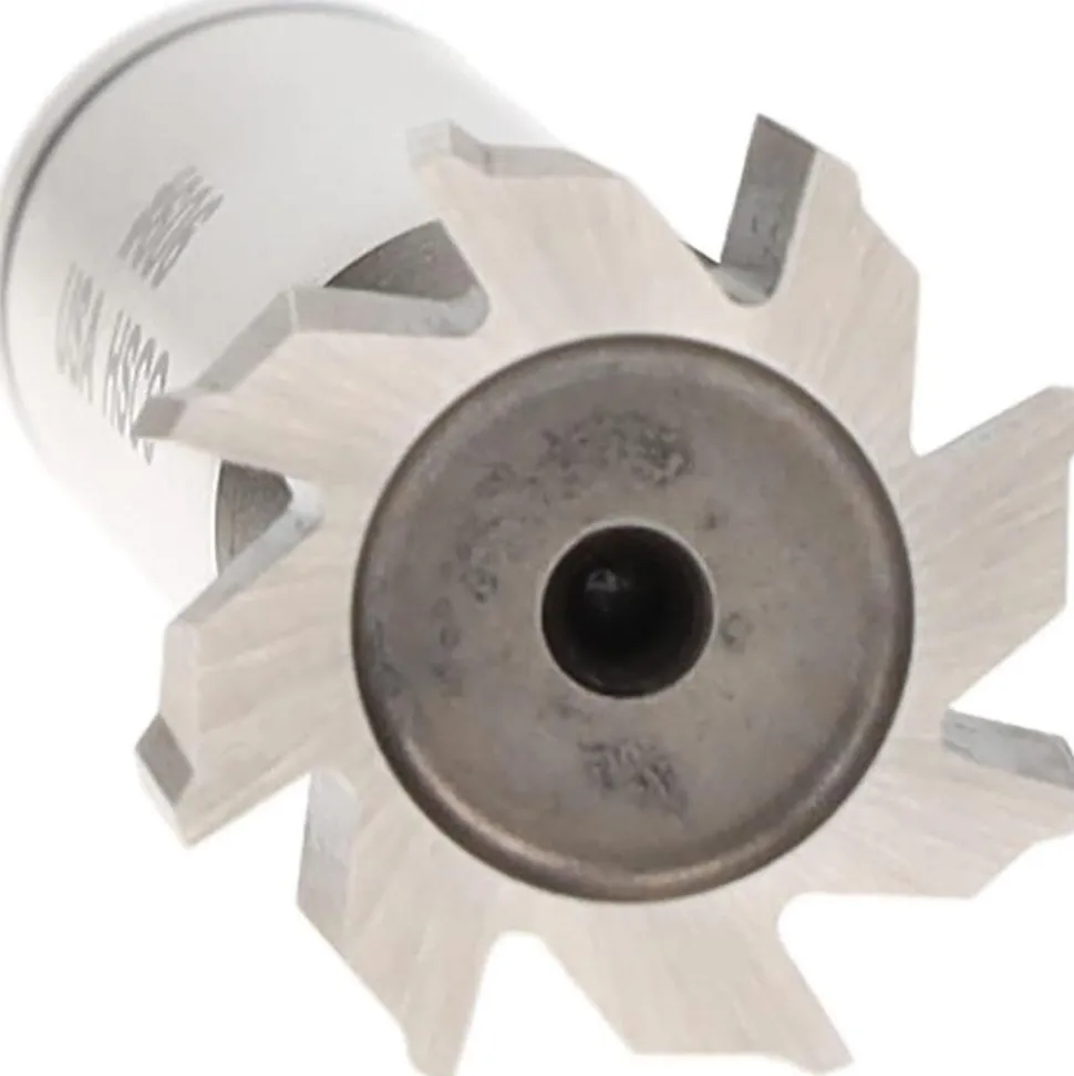 Woodruff Keyseat Cutter: 5/8" Cut Dia, 1/8" Cut Width, 1/2" Shank Dia, Straight Tooth