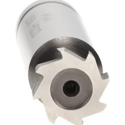Woodruff Keyseat Cutter: 1/2" Cut Dia, 1/8" Cut Width, 1/2" Shank Dia, Staggered Tooth