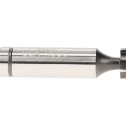 Woodruff Keyseat Cutter: 1/2" Cut Dia, 1/8" Cut Width, 1/2" Shank Dia, Staggered Tooth