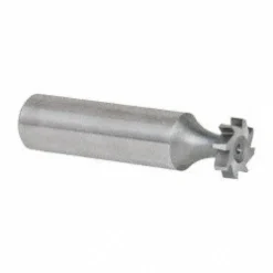 Woodruff Keyseat Cutter: 1/2" Cut Dia, 1/8" Cut Width, 1/2" Shank Dia, Staggered Tooth