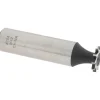 Woodruff Keyseat Cutter: 1/2" Cut Dia, 1/16" Cut Width, 1/2" Shank Dia, Straight Tooth