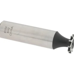 Woodruff Keyseat Cutter: 1/2" Cut Dia, 1/16" Cut Width, 1/2" Shank Dia, Straight Tooth