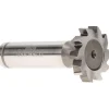 Woodruff Keyseat Cutter: 1" Cut Dia, 3/16" Cut Width, 1/2" Shank Dia, Staggered Tooth