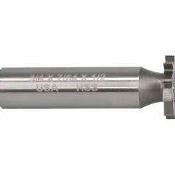 Woodruff Keyseat Cutter: 3/4" Cut Dia, 7/64" Cut Width, 1/2" Shank Dia, Straight Tooth