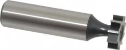 Woodruff Keyseat Cutter: 5/8" Cut Dia, 3/16" Cut Width, 1/2" Shank Dia, Straight Tooth