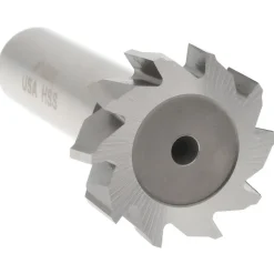 Woodruff Keyseat Cutter: 1" Cut Dia, 5/16" Cut Width, 1/2" Shank Dia, Staggered Tooth
