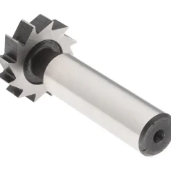 Woodruff Keyseat Cutter: 1" Cut Dia, 1/4" Cut Width, 1/2" Shank Dia, Straight Tooth