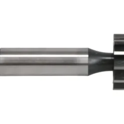 Woodruff Keyseat Cutter: 1" Cut Dia, 7/32" Cut Width, 1/2" Shank Dia, Straight Tooth