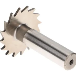 Woodruff Keyseat Cutter: 1-1/2" Cut Dia, 5/64" Cut Width, 1/2" Shank Dia, Straight Tooth
